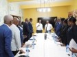 Haiti - Politic : The PM exchanges with representatives of several trade union organizations