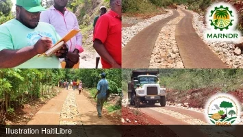 Haïti - Agriculture : Plusieurs tronçons de pistes rurales provisoirement réceptionnés dans la Grande-Anse