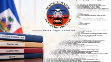 Haïti - CSPJ : Certification des magistrats (listes des certifiés et non certifiés)