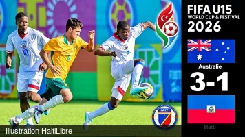 Haïti - Coupe du Monde U-15 : Haïti s’incline [1-3] devant l’Australie