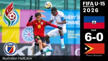 Haïti - FLASH U-15 : Première victoire en Coupe du Monde d’Haïti